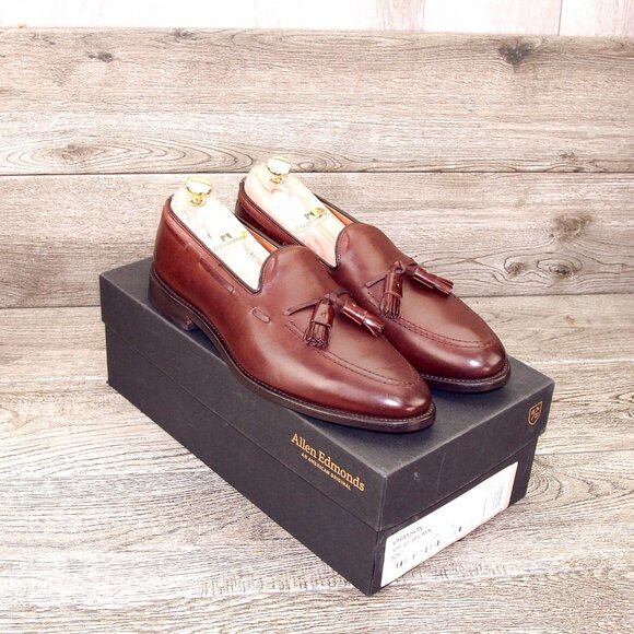 * NIB * $395 Allen Edmonds GRAYSON Dress Loafer 10.5 B Narrow * add $15 Trees